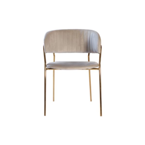 Azul - gold frame with grey velvet