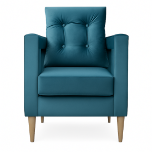 Paddock – green suede armchair