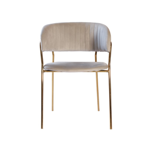 Azul - gold frame with grey velvet
