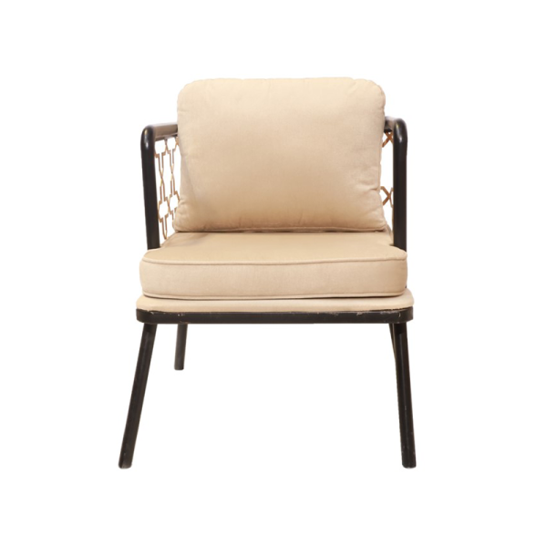 Loise– beige fabric chair