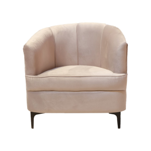 Selena – brown suede armchair