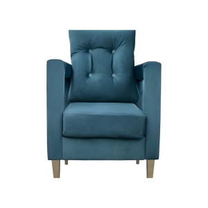 Paddock – green suede armchair