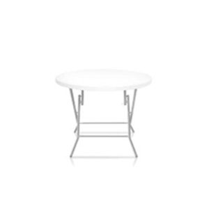 Foldable round table