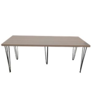 Hairpin dining table