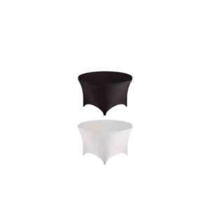 Round 6ft Banquet Table with stretch cover