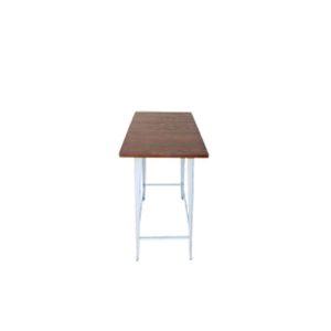 Tolix cocktail  table wooden top