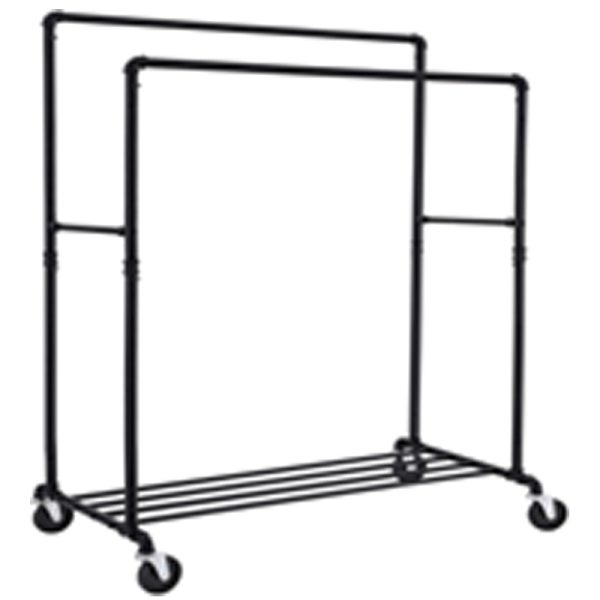 Clothes hanger on wheels