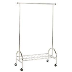 Clothes hanger on wheels