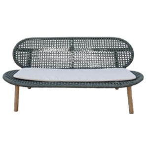 Danielle rattan with cushion