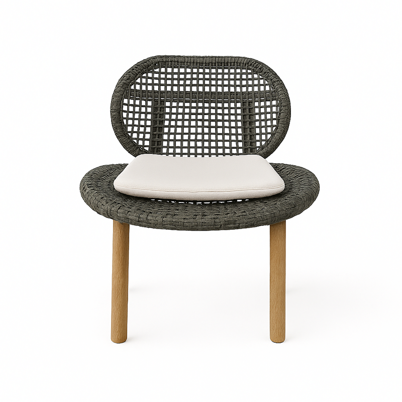 Danielle rattan with cushion