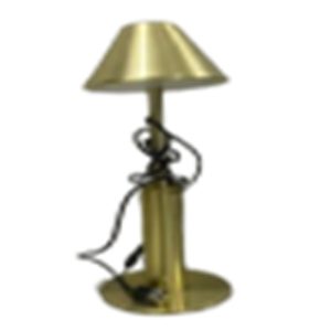 Desk lamp golden color
