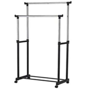Double rail clothes hanger