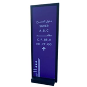 Indoor wooden signage boards