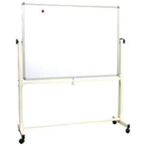 Magnetic white board on wheels