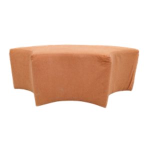 Poppy 2 three-seater pouffe  ( Crescent shape )