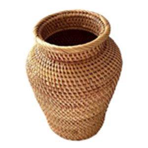 Rattan vase