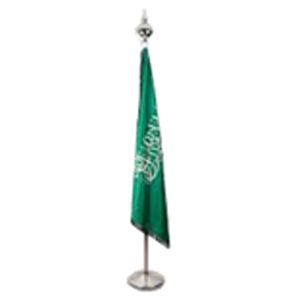 Stainless steel pole flag with arrow
