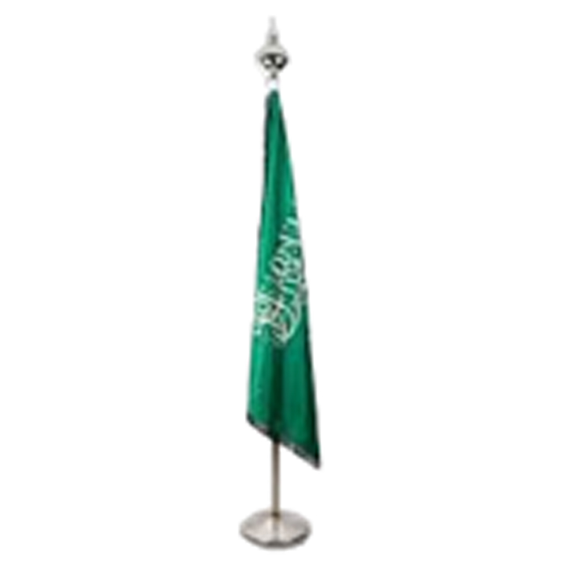 Stainless steel pole flag with arrow