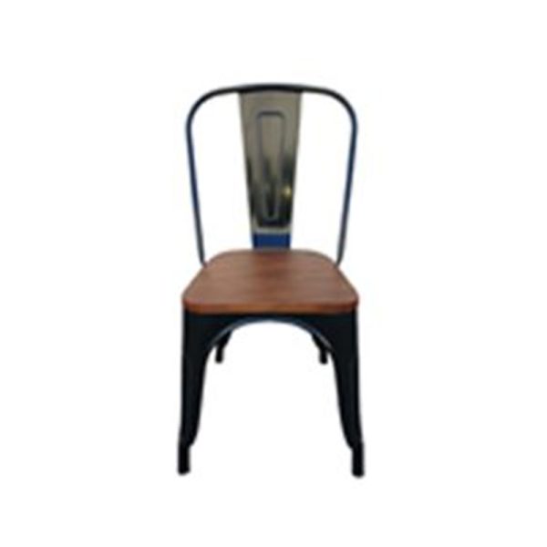 Tolix chair wooden seat