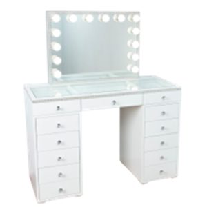 Vanity mirror with dresser