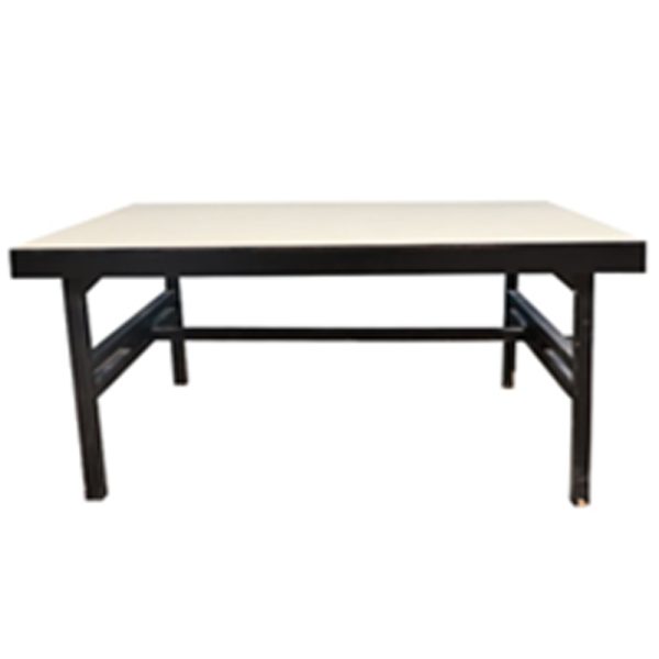 White stone table