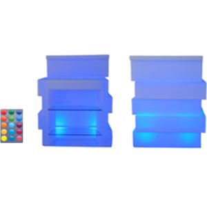 Zig zag wireless LED counter